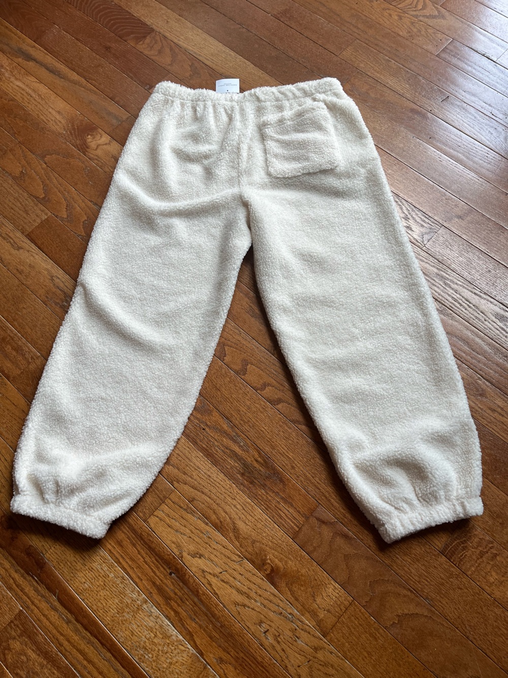 NWT American Eagle Cozy Cream Sherpa Bottoms, Size Large - Picture 9 of 11